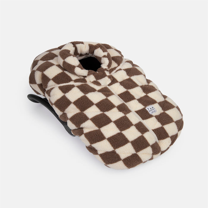 7AM Enfant Car Seat Cocoon - Checker Berber