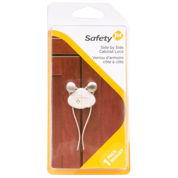 Safety 1st Side by Side Cabinet Lock- White (1pack)