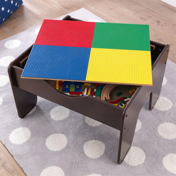Kidkraft 2 in 1 Activity Table With Board Espresso