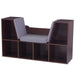 Kidkraft Bookcase With Reading Nook Espresso
