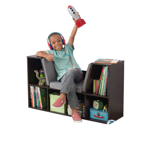 Kidkraft Bookcase With Reading Nook Espresso