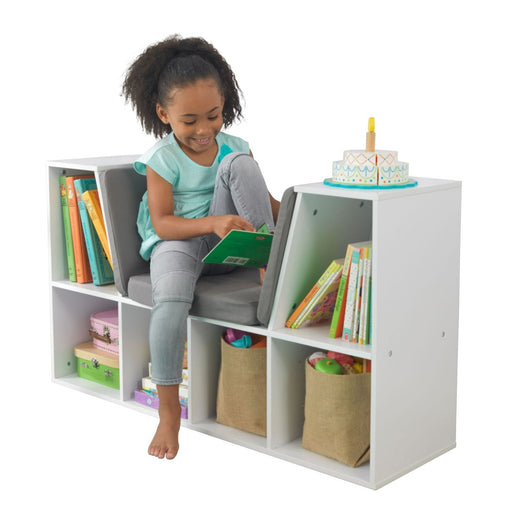 Kidkraft Bookcase With Reading Nook White