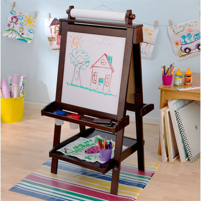 Kidkraft Deluxe Wooden Easel Espresso