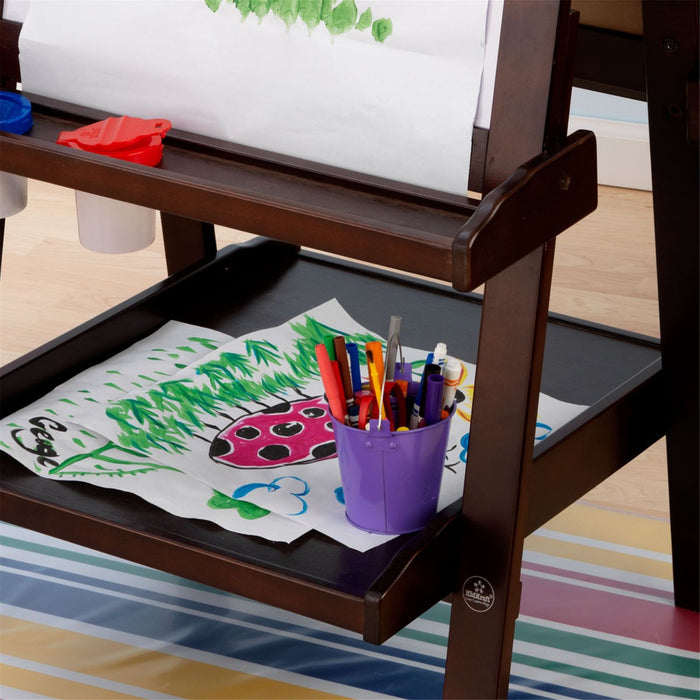 Kidkraft Deluxe Wooden Easel Espresso