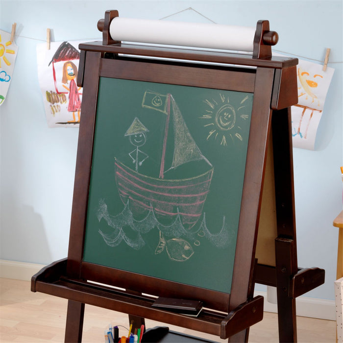 Kidkraft Deluxe Wooden Easel Espresso