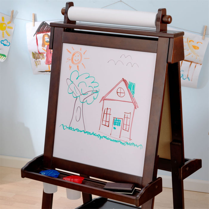 Kidkraft Deluxe Wooden Easel Espresso