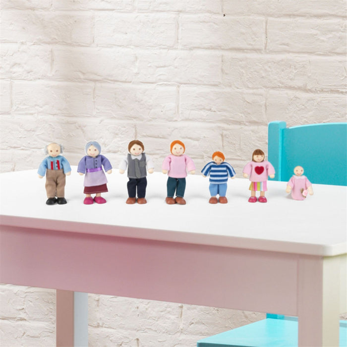 Kidkraft Doll Family of 7 Caucasian