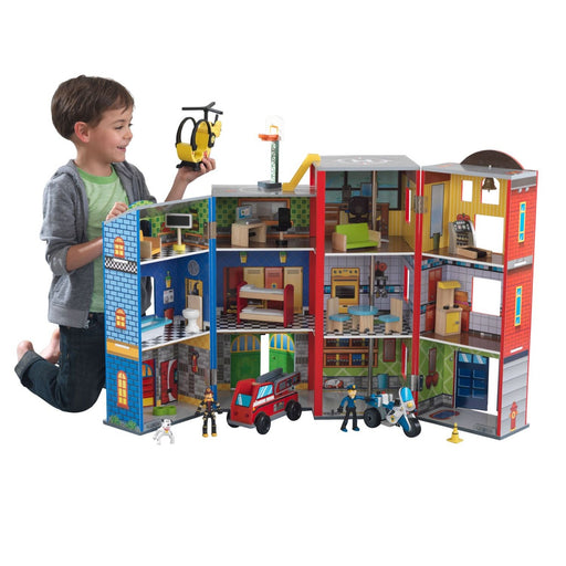 Kidkraft Everyday Heroes Wooden Play Set