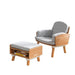 Kidkraft Mid Century Kid Reading Chair Ottoman
