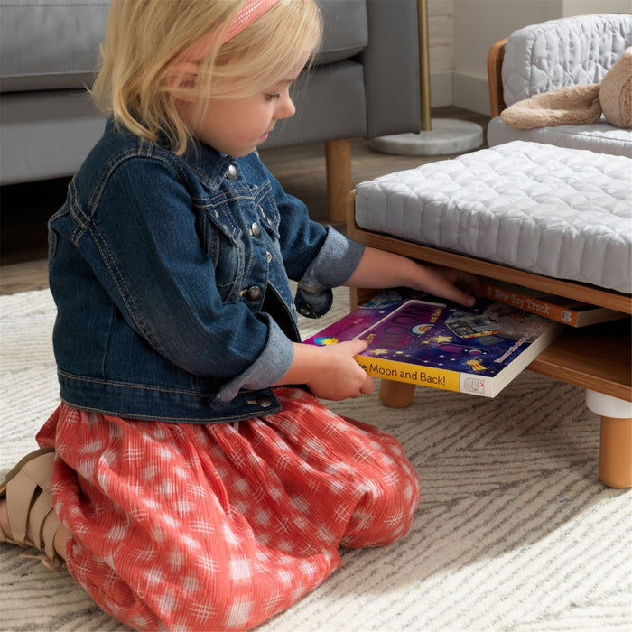 Kidkraft Mid Century Kid Reading Chair Ottoman