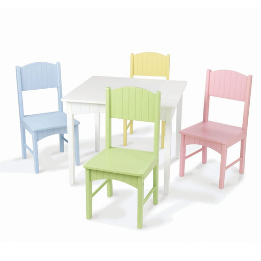 Kidkraft Nantucket Table 4 Chair Set Pastel