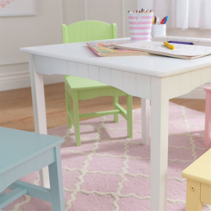 Kidkraft Nantucket Table 4 Chair Set Pastel