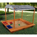 Kidkraft Outdoor Sandbox With Canopy Navy White