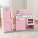 Kidkraft Pink Retro Kitchen Refrigerator