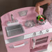 Kidkraft Pink Retro Kitchen Refrigerator