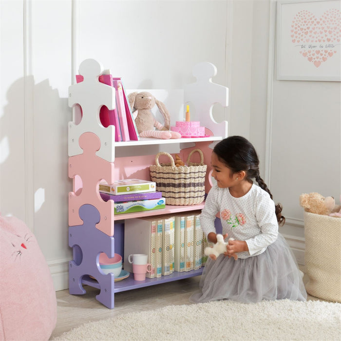 Kidkraft Puzzle Bookshelf Pastel