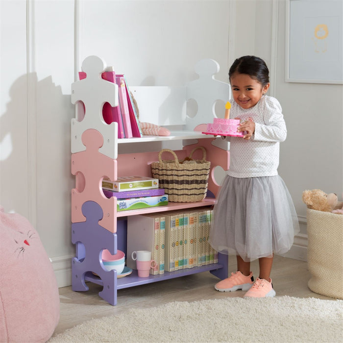 Kidkraft Puzzle Bookshelf Pastel