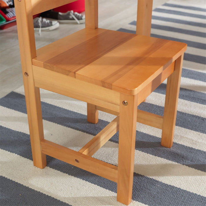 Kidkraft Rectangle Table 2 Chair Set Natural