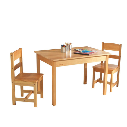 Kidkraft Rectangle Table 2 Chair Set Natural