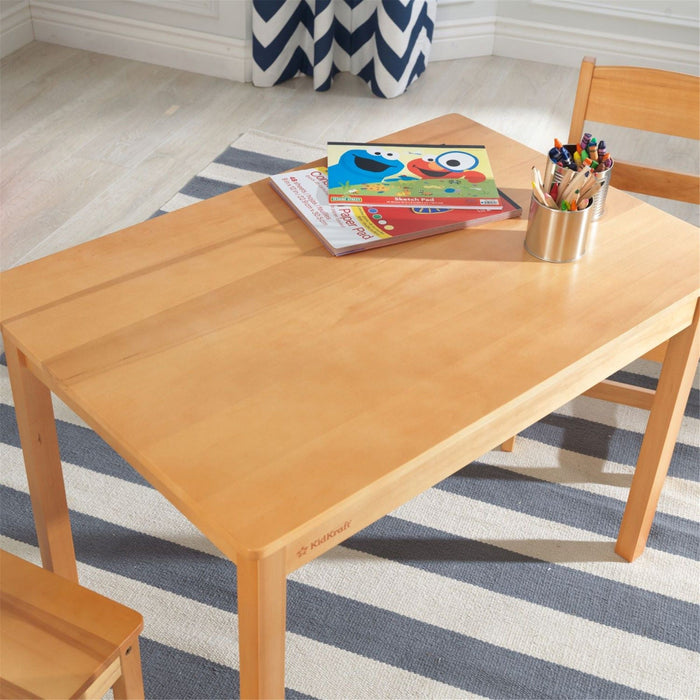 Kidkraft Rectangle Table 2 Chair Set Natural