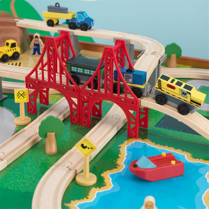 Kidkraft Ride Around Town Train Set Table