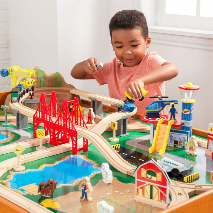 Kidkraft Ride Around Town Train Set Table