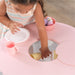 Kidkraft Round Storage Table 2 Chair Set Pink White