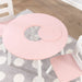 Kidkraft Round Storage Table 2 Chair Set Pink White
