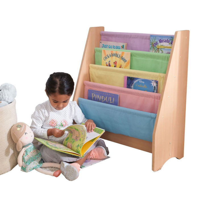 Kidkraft Sling Bookshelf Pastel