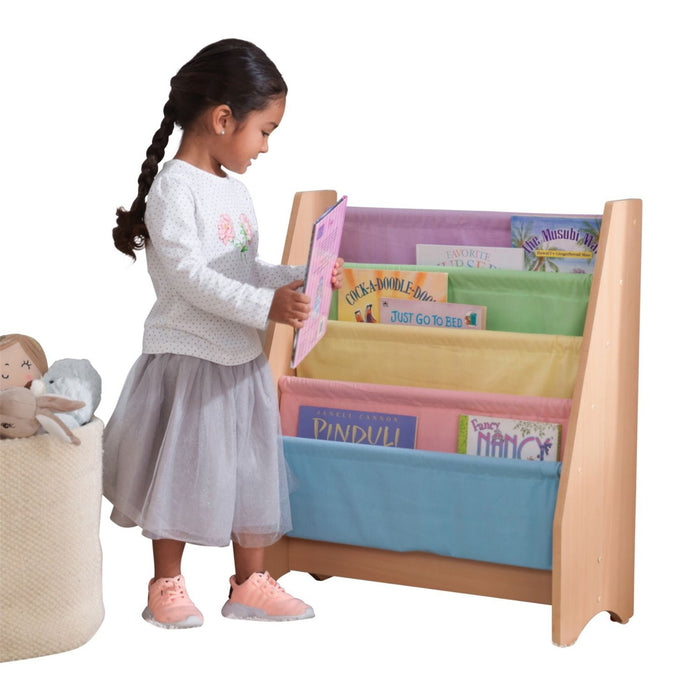 Kidkraft Sling Bookshelf Pastel