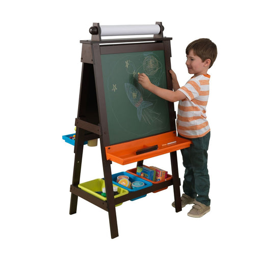 Kidkraft Storage Easel Espresso