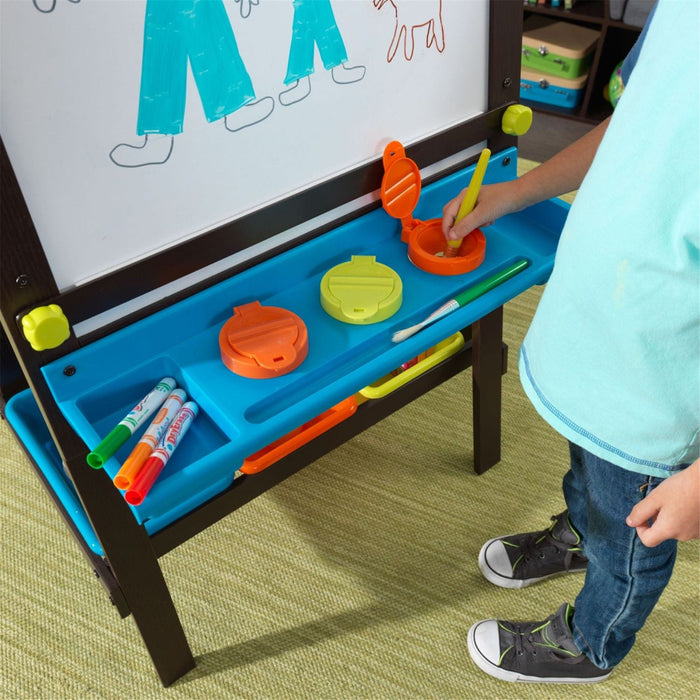 Kidkraft Storage Easel Espresso
