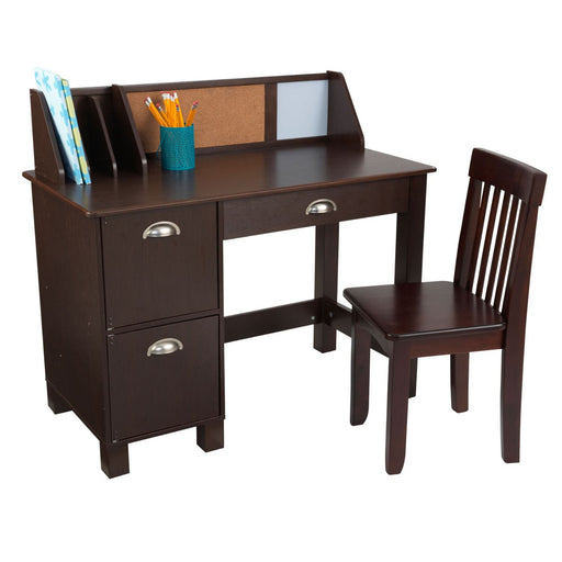 Kidkraft Study Desk With Chair Espresso