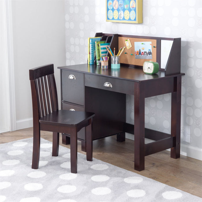 Kidkraft Study Desk With Chair Espresso