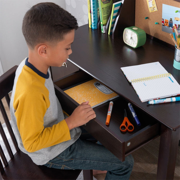 Kidkraft Study Desk With Chair Espresso