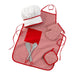 Kidkraft Tasty Treats Chef Accessory Set Red