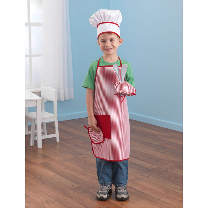 Kidkraft Tasty Treats Chef Accessory Set Red