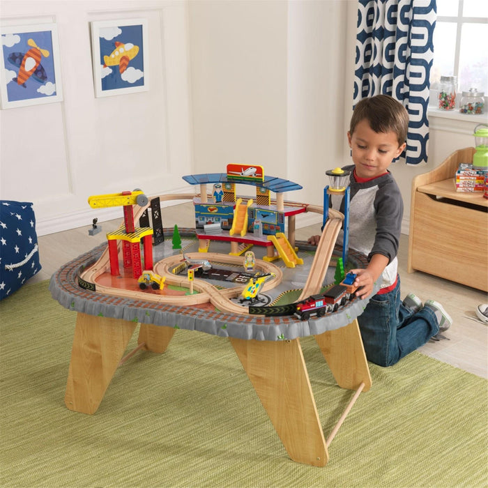 Kidkraft Transportation Station Train Set Table
