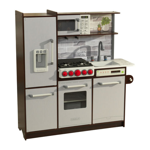 Kidkraft Uptown Elite Espresso Play Kitchen With Ez Kraft Assembly™
