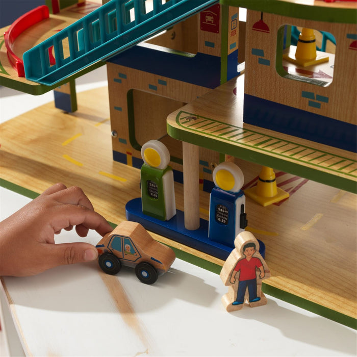 Kidkraft Wash N Go Wooden Car Garage