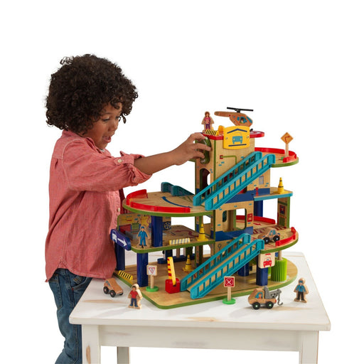 Kidkraft Wash N Go Wooden Car Garage