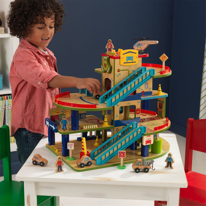 Kidkraft Wash N Go Wooden Car Garage