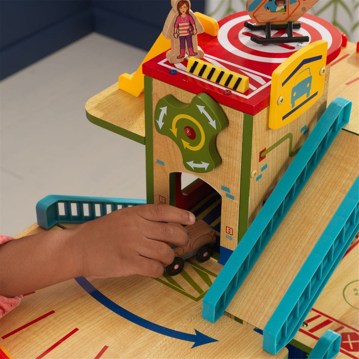 Kidkraft Wash N Go Wooden Car Garage
