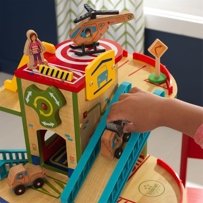 Kidkraft Wash N Go Wooden Car Garage