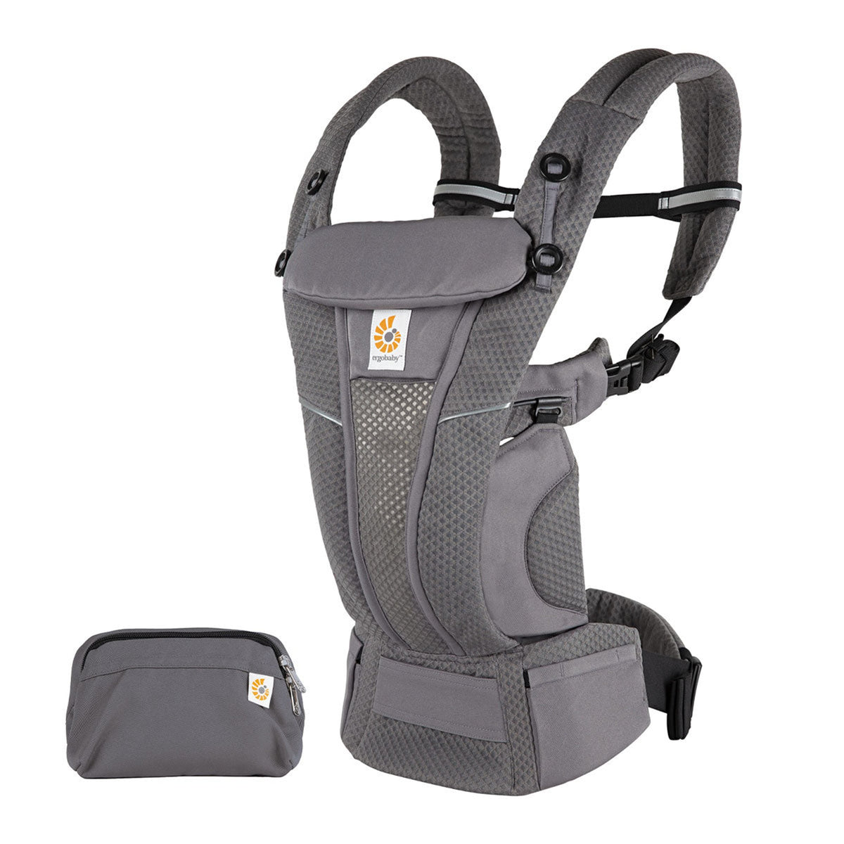 ergobaby OMNI Breeze グレー Ergobaby Omni Breeze Baby Carrier - Graphite Grey — BabyStyle