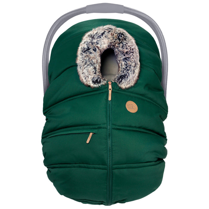 Petit Coulou Winter Car Seat Cover - Matcha Wolf