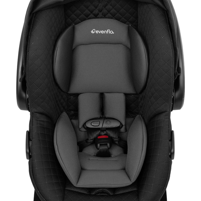 EVENFLO Omni Ultra Travel System with Revolve180 LiteMax NXT Rotational Infant Car Seat (Pacific Green) (Caviar Black)