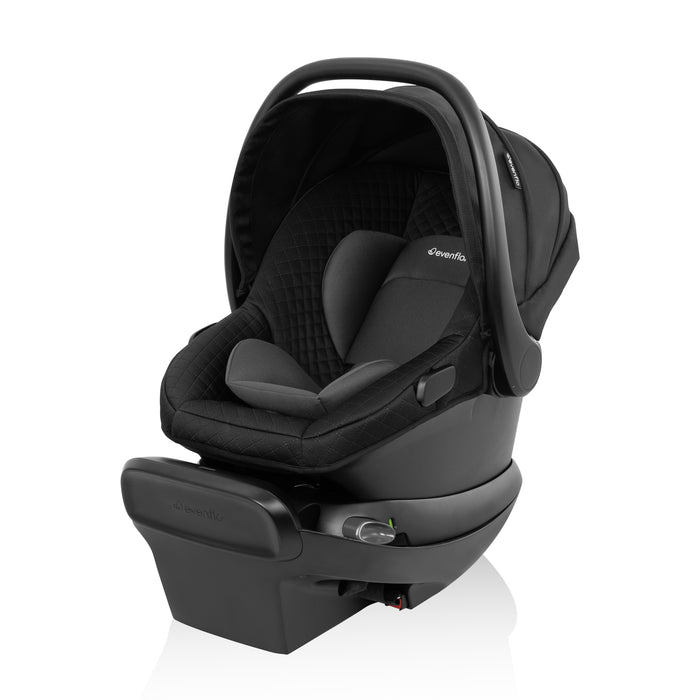 EVENFLO Omni Ultra Travel System with Revolve180 LiteMax NXT Rotational Infant Car Seat (Pacific Green) (Caviar Black)