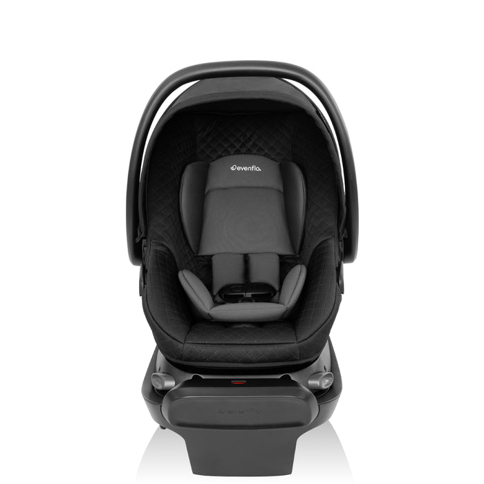 EVENFLO Omni Ultra Travel System with Revolve180 LiteMax NXT Rotational Infant Car Seat (Pacific Green) (Caviar Black)