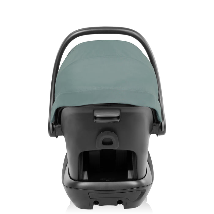 EVENFLO Omni Ultra Travel System with Revolve180 LiteMax NXT Rotational Infant Car Seat (Pacific Green) (Caviar Black)